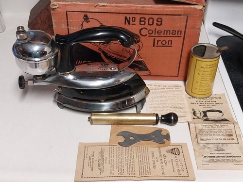 1938 coleman iron 609 - 1938, no.609